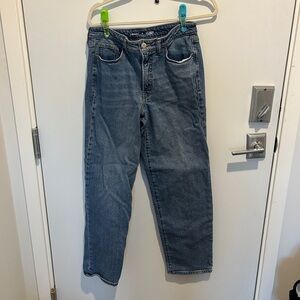 old navy og loose medium wash sz 8